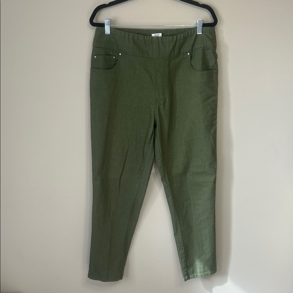 Blair Olive Green Women's Jeggings